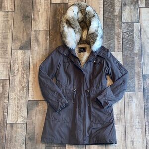 Laundry by Design Fur-Lined Hooded Jacket